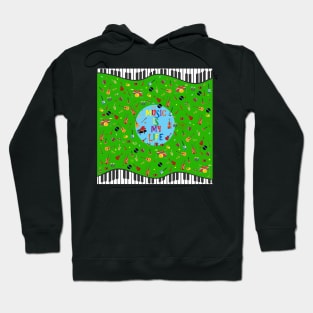 Music is my life (verde) Hoodie